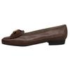 Безупречные туфли Salvatore Ferragamo с бантом Vara Коричневая кожа Женские Б/у