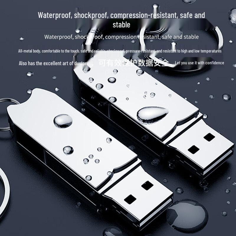 Металлический USB2.0 флеш-накопитель Qiaopin
