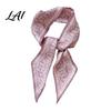 Soft Satin Fabric Wrap Paisley Silk Scarf Vintage Long Skinny Ribbon for Hair Comfortable Polyester Necktie Bag Wrap Retro Bandana Neck Elegant Gift
