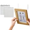 12 Pairs Large Picture Hanging Strips Heavy Duty Sticky Picture Hangers for Walls Hanging Pictures Non-punching Damage Free Adhesive Poster