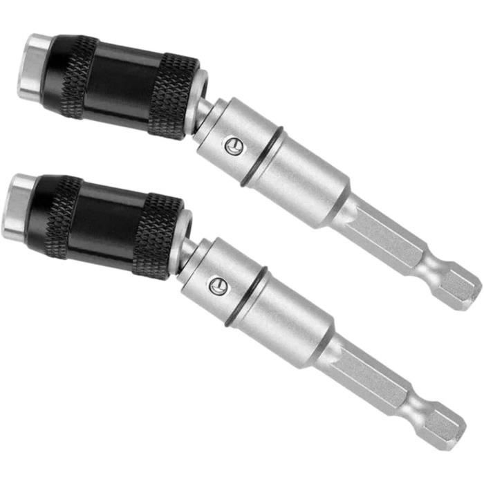 TOURNEVIS Porte-embouts magnétique, 20 Degrés Foret à angle droit Visseuse Adaptateur, embouts de tourne187