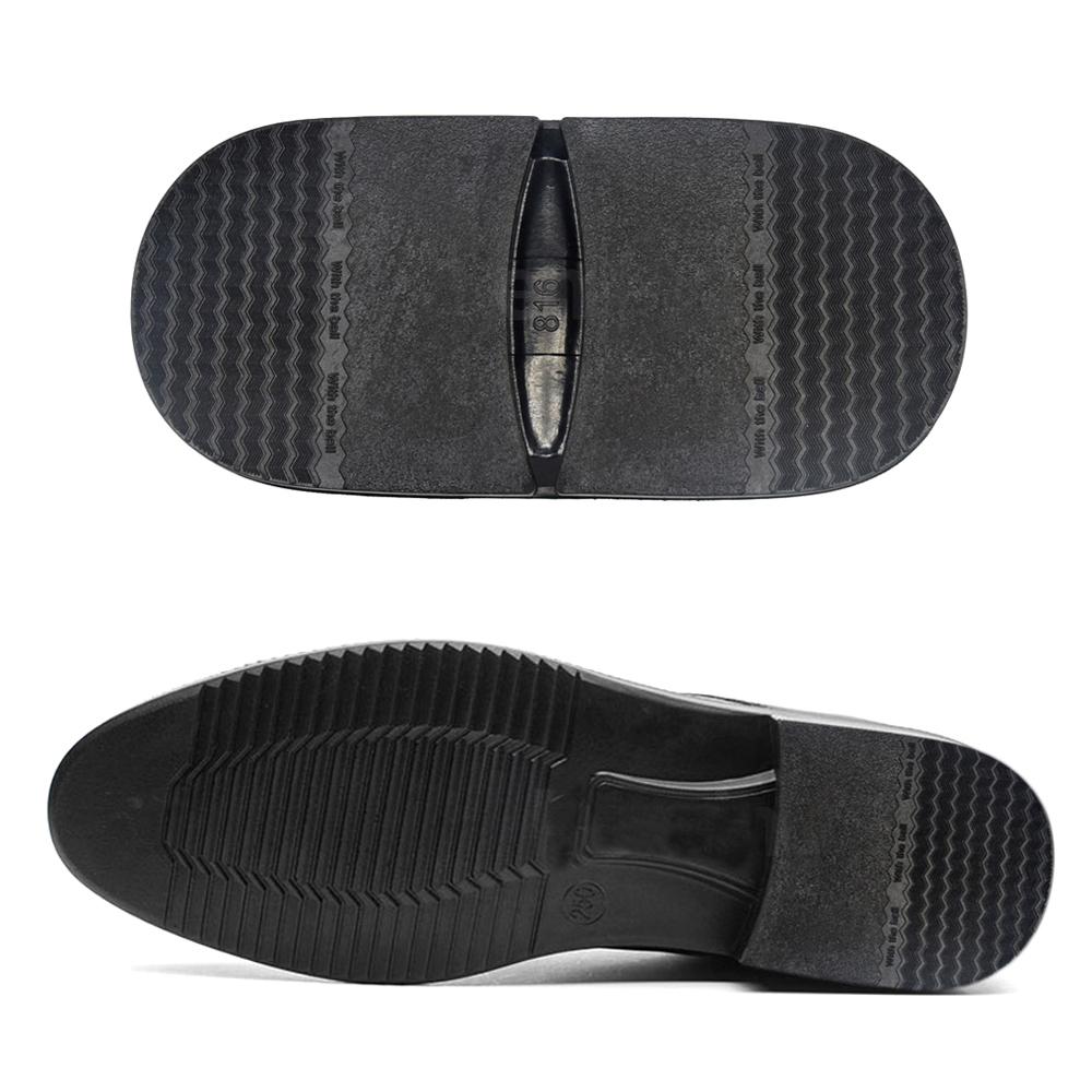 Утолщенные резиновые подошвы для мужской кожаной деловой обуви, подошва на каблуке, нескользящая ремонтная сменная подошва «сделай сам», черный, желтый коврик