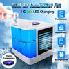 New Portable Air Conditioner Mini USB Air Cooler Humidifier Purifier 7 Colors LED Light Desktop Air Cooling Fan