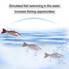 Fishing Lure Artificial ABS Plastic Life-like Swim Baits Crankbaits Hooks Lure for Bass Carp Fishing