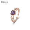 Классическое кольцо Lindon из медного сплава с цирконием, женские ювелирные изделия, свадебный подарок для вечеринки