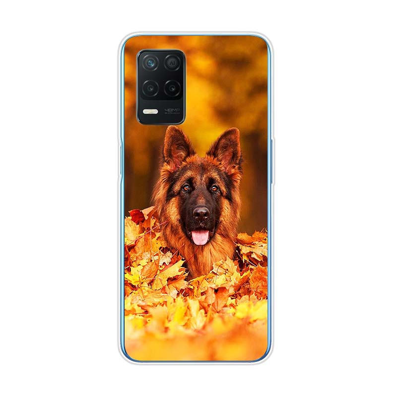 Чехол для телефона с немецкими овчарками для Realme 8 8i V3 V5 GT Neo Flash Edition Explorer Master Neo2 Narzo 30 50i 50A C21Y