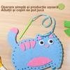 Educational Sewing Toys for Kids - Animal Canvas Puzzle, DIY Handmade Craft Kit for Beginners, Gift for Girls & Boys Ages 6+