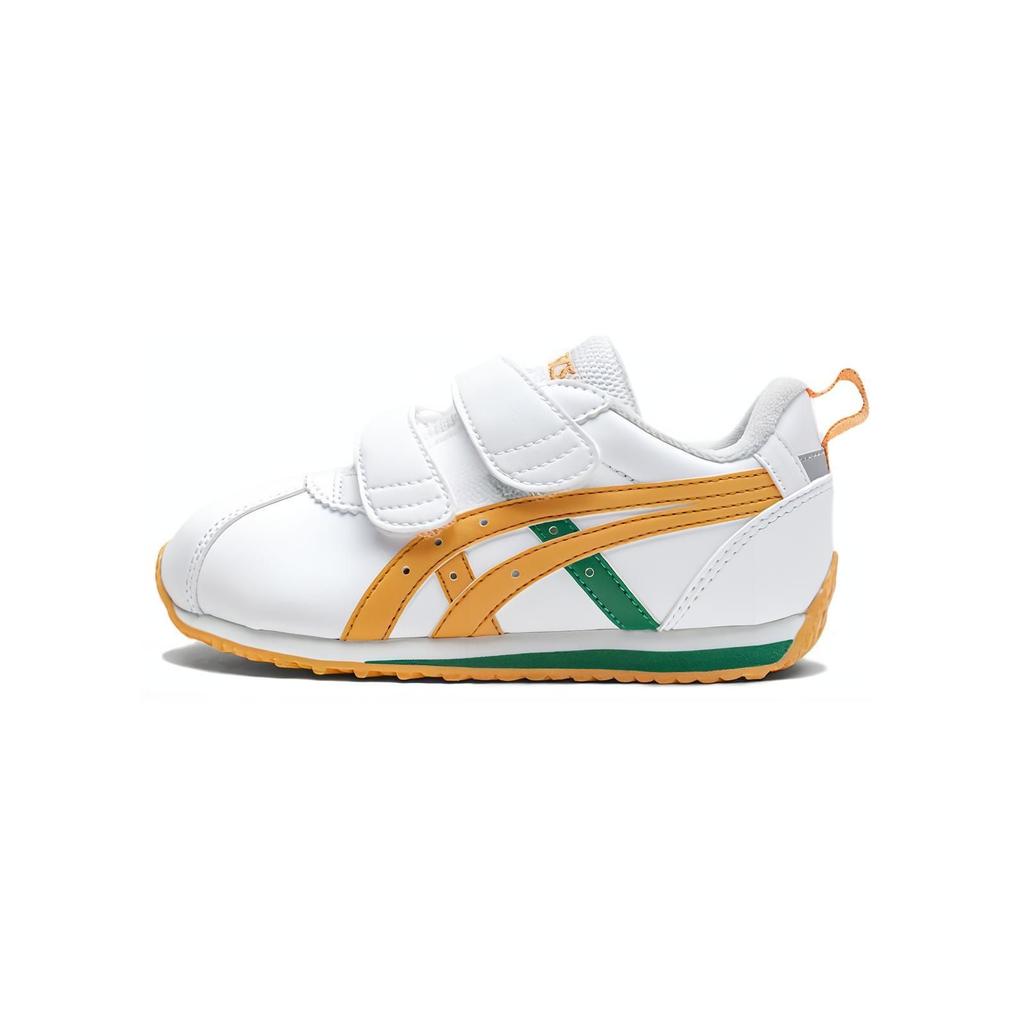 Asics Cotla Удобные Амортизирующие Низкие Кроссовки для Ходьбы Детская Обувь Белый Желтый Зеленый 1144A264-110