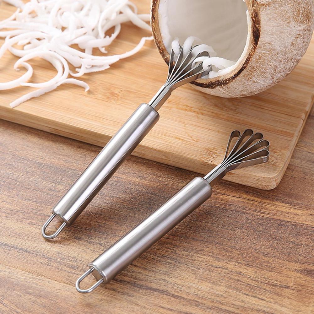 Slicer Stainless Steel Multi-Purpose Scraper Coconut Shaver Coconut Meat Remover Grater Fish Scaler