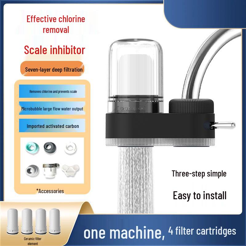 Очиститель воды для кухонного крана Фильтр для дехлорирования и защиты от брызг