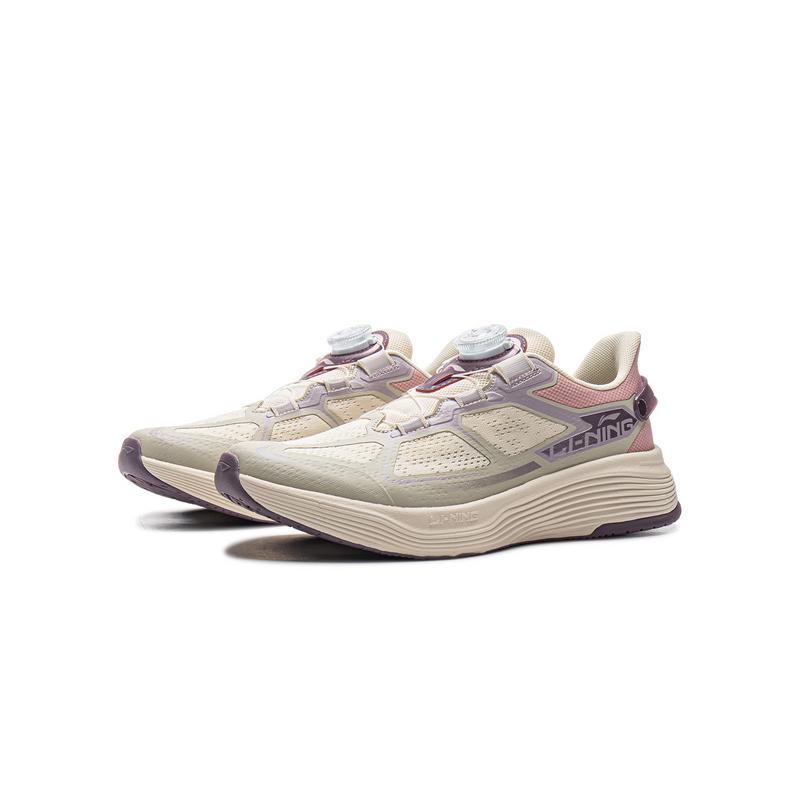 Li Ning Детские Qinyi V2 Спортивный стиль жизни Универсальные Удобные Дышащие Низкие Повседневные кроссовки Детские кроссовки Дымчато-розовый YKCV110-6