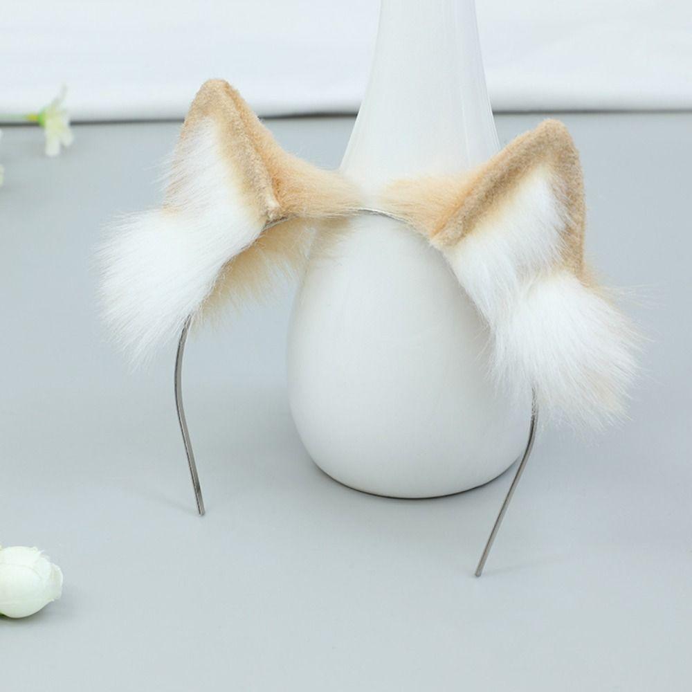 Cat Wolf Ears Idol Doll Headwear Cat Ear Hairband Headwear for Cotton Doll  Plush Doll Cosplay