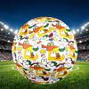 Miffy Print Size 5 Soccer Ball, PU Wear Resistant Football for Match Training and Daily Practice, Birthday Gift for Soccer Fans