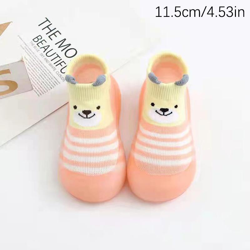 Мягкая детская обувь для малышей, детские туфли, носки-тапочки, детская обувь с рисунком, нескользящая резиновая подошва, детские туфли, мягкие вязаные
