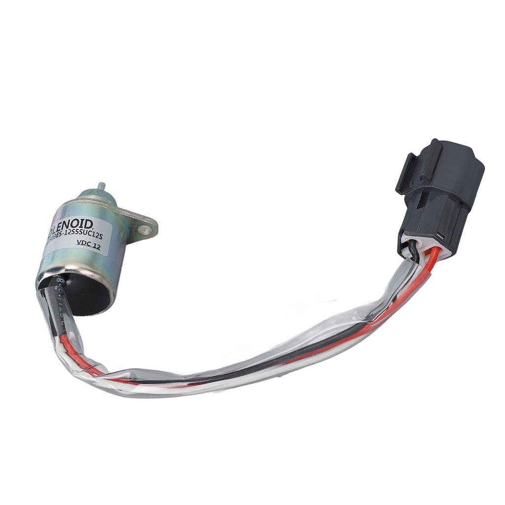 Fuel Shut Off Solenoid 1503ES 12S5SUC12S High Temperature Resistant Fuel Shutdown Solenoid for R55‑5 R60‑5