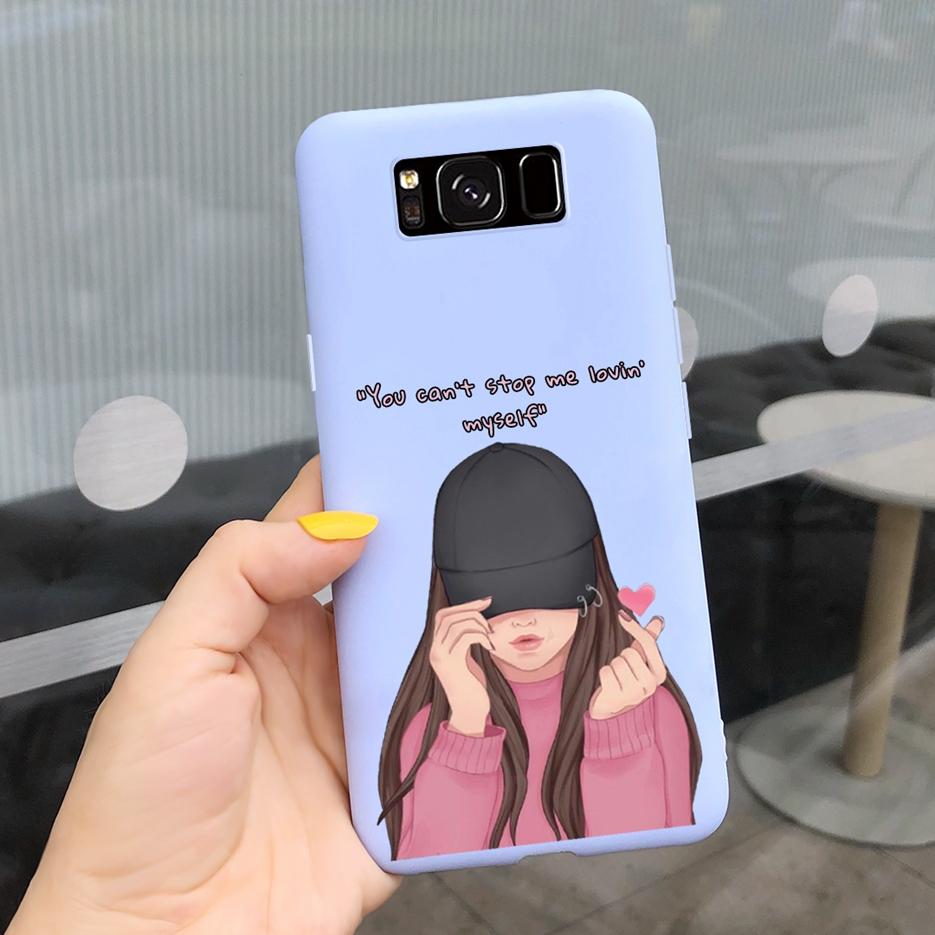 Чехол для Samsung Galaxy S8 Чехол Galaxy S8+ Стильный Подсолнух Красивые Девушки Чехол Для Samsung S8 Plus GalaxyS8 S8+ Мягкие Сумки Чехол