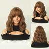 Жен. 37 см Искусственные волосы Каштановые волосы Длинные волосы Вьющиеся волосы Розовые волосы Сетка для волос Головные уборы Полный головной убор Парик из натуральной реальности