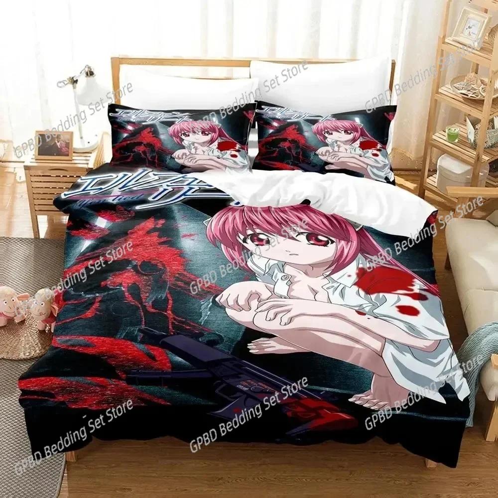 Одеяло Аниме Elfen Lied Комплект постельного белья Для спальни Мягкий Современный S Удобный Детский И