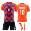 Personalised Shirts Kit Mens Girls With Name Number Custom Football Jerseys For Boys Training Suit