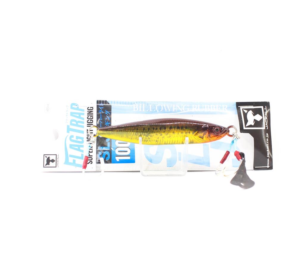 Jackall Metal Jig Flag Trap 100 Grams Red Gold Iwashi (7916)