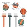 2 в 1 щетка для чистки расчески, очиститель для волос, грабли, расческа, встроенный инструмент, мини-средство для удаления грязи с волос, для домашнего использования в салоне красоты