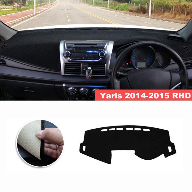 Для Toyota Yaris XP130 2014 2015 автомобильный коврик для приборной панели солнцезащитный козырек коврики защитные аксессуары