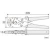 HOZAN Crimping Tool BNC Crimping Compatible with Canare and Toyo (for Connectors) Pliers, Connectors, P-741