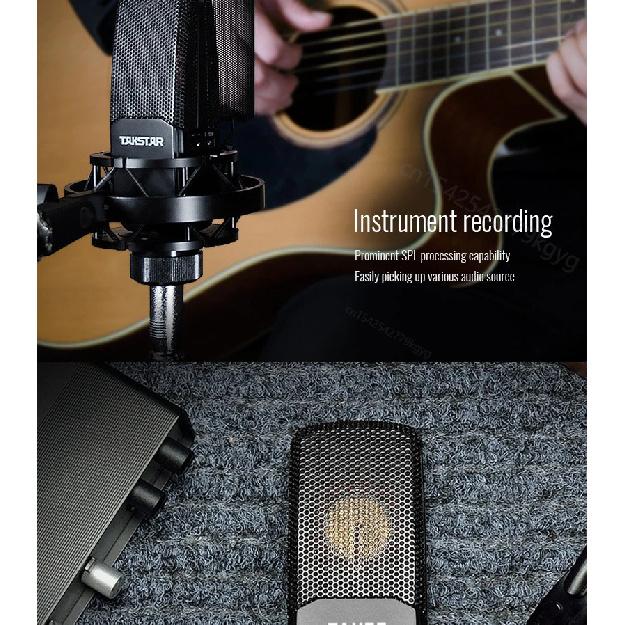 Takstar TAK55 Professional Recording Microphone with Shock Mount and Pop Filter For Vocal Recording Podcasting Live Streaming
