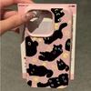 Смешной Кот Животное Кожа Силикон Ударопрочный Чехол для Телефона Для Iphone 17 Air 16 15 14 13 12 11 Pro Max 16e Iphone17 Мягкая Задняя Крышка