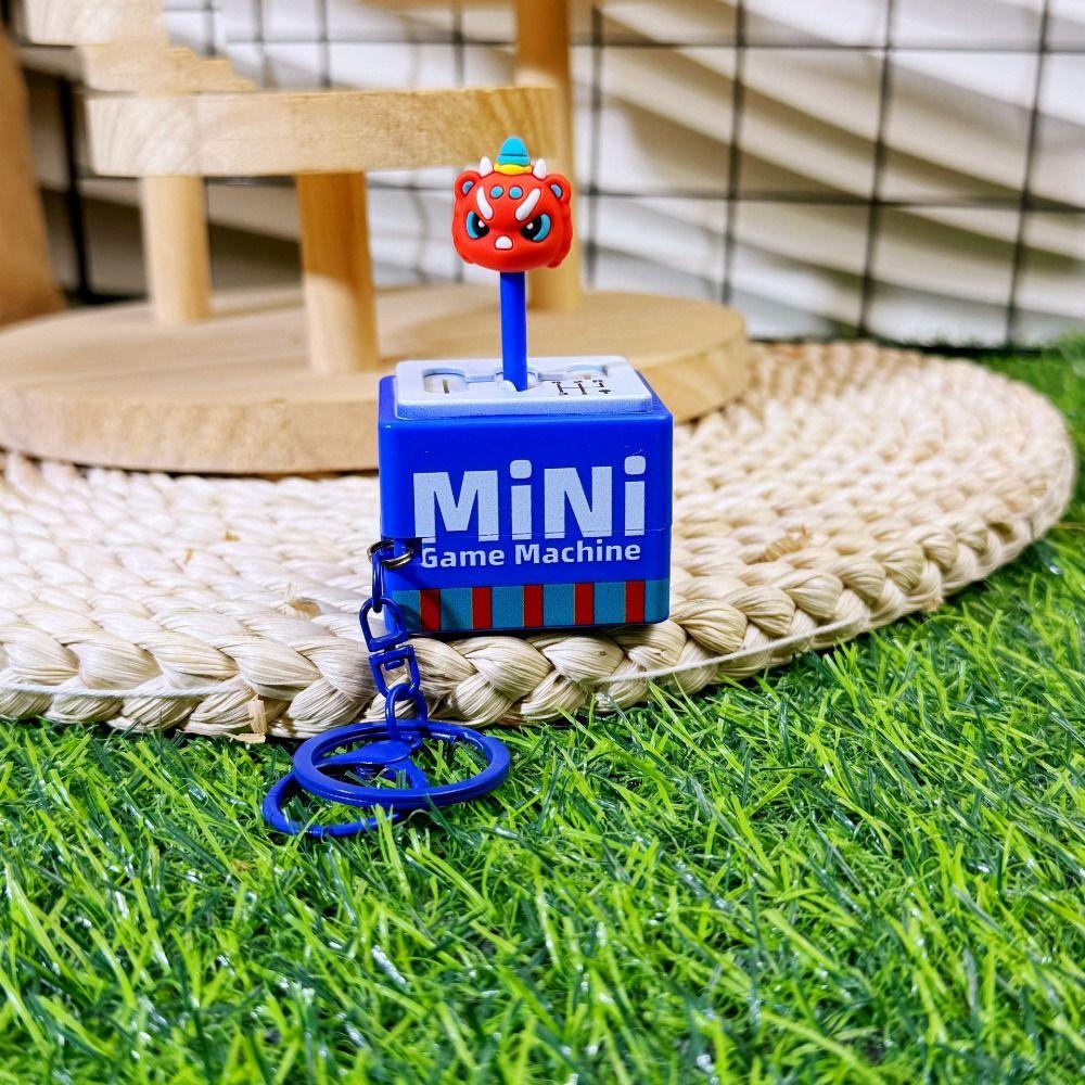 Game Keychain Shift Gears Voice Keychain Electronic Fingertip Button Key Ring Fun Gifts