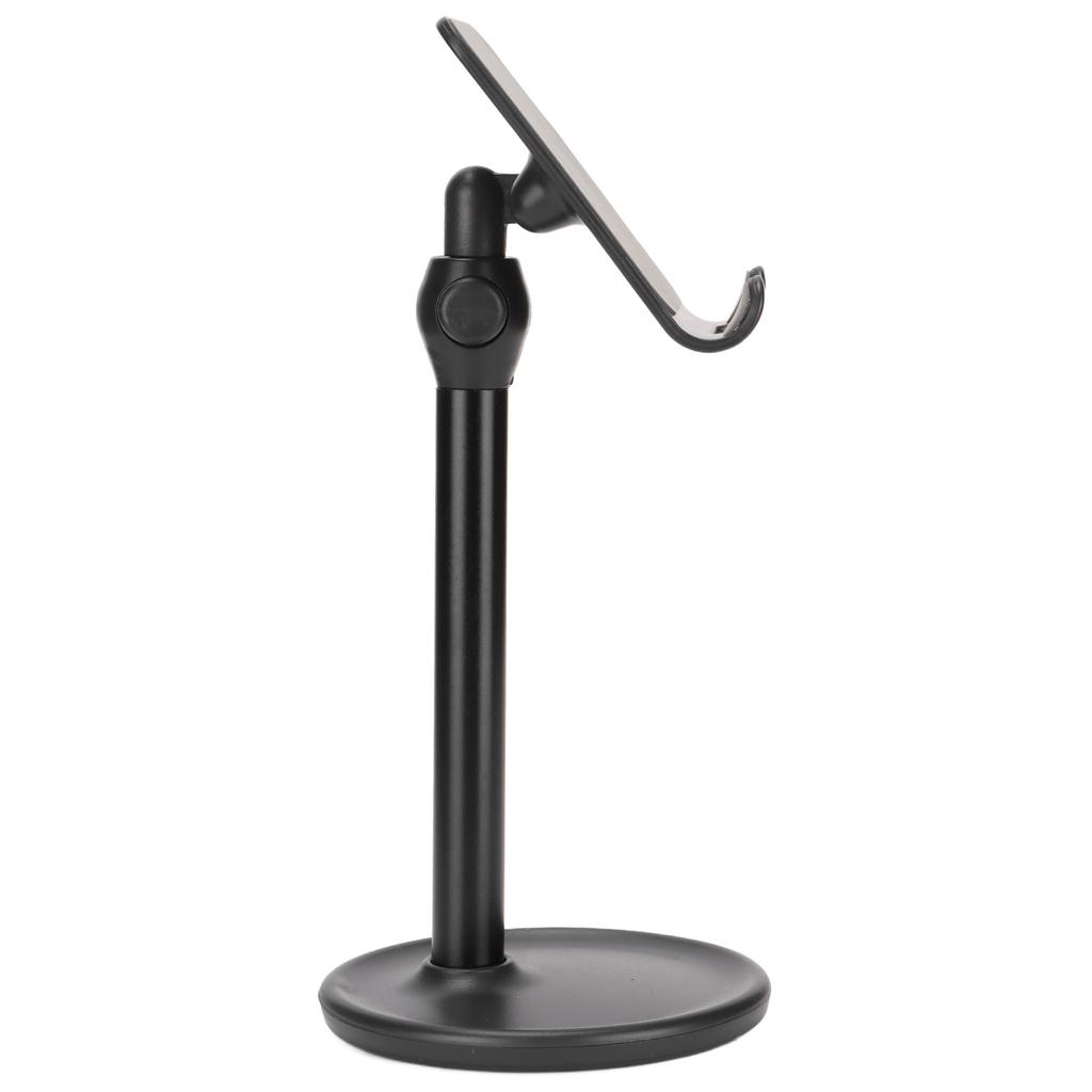 Держатель для телефона из алюминиевого сплава, регулируемый на 45 градусов, удобный дизайн, подставка для сотового телефона, черный