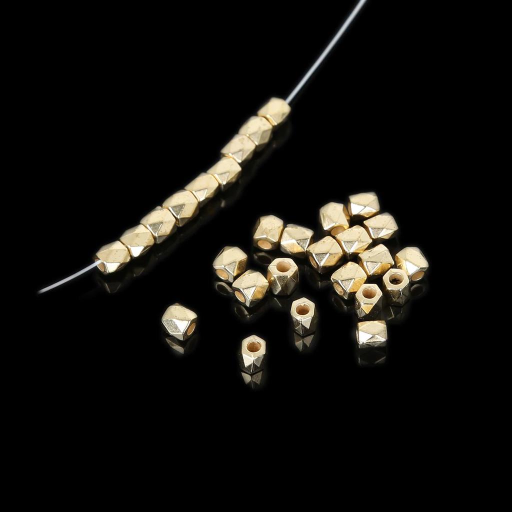 100-500Pcs Acrylic CCB Faceted Geometry Seed Spacer Beads for Jewelry Making DIY Bracelet Necklaces