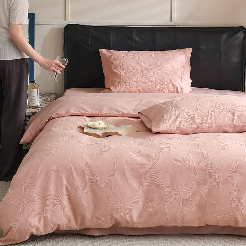 Комплект из четырех предметов из 100% высококачественного чистого хлопка, хлопковый жаккардовый комплект одеяла класса А для матери и ребенка, комплект постельного белья класса люкс