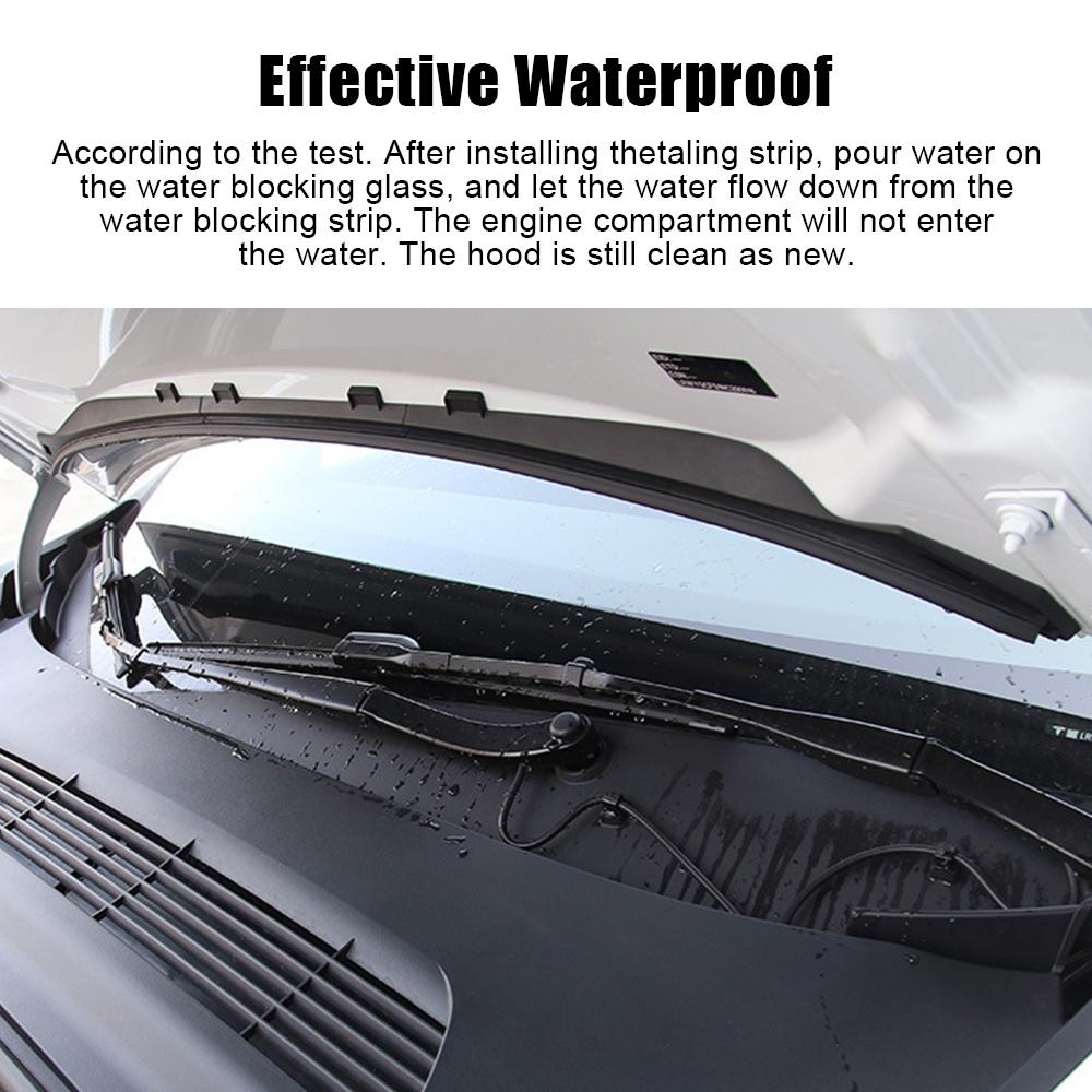 Уплотнительные ленты на капоте автомобиля, водонепроницаемая крышка капота для воздухозаборника, защита переднего шасси, автоаксессуары для модели Tesla 3 Y
