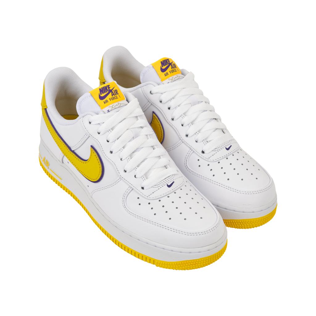Кобе Брайант x Nike Air Force 1 Low Retro QS Lakers Home Унисекс Кроссовки Желтый Белый Varsity-Maize FZ1151-100