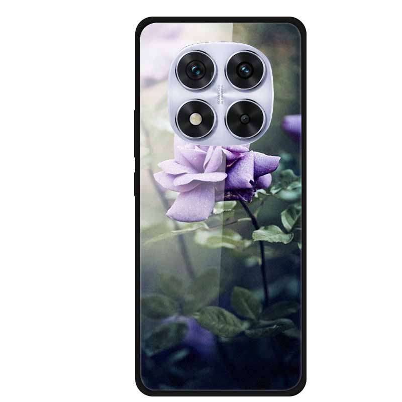 Жесткий чехол-книжка для Xiaomi Redmi Note 14 Pro 5G, чехол с мягким бампером, чехол из закаленного стекла для Redmi Note 14 Pro 4G, чехол Note14 Pro