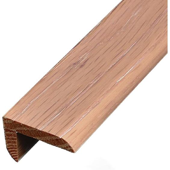 Hardwood Safety Stair Step Transition Strip, L-Shaped Traditional Wood Edge Reducer, Eco-Friendly Edge Trim Strip, Edge Protection Decoration