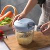 Crusher Vegetable Onion Cutter Kitchen Cooking Accessories 500/900ML Manual Meat Mincer Garlic Chopper Rotate GarlicPress