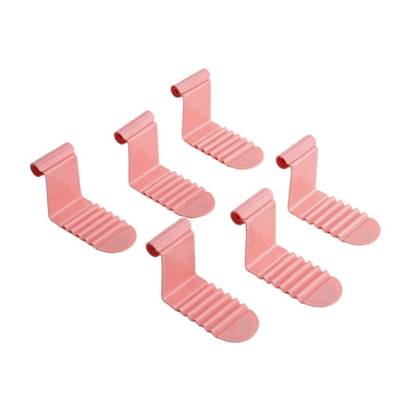 Pack of 6 Stylish Bed Sheet Clip for Securely Holding Elasticized Sheet Place Without Damage Easy Installion Deisgns