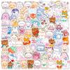 100 Cute Bear Stickers Ins Bear Stickers Cartoon Stationery Water Cup Notebook Korean Stickers Material Bag