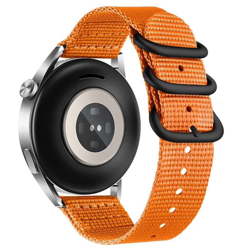 Нейлоновый ремешок для часов с двойной петлей, 18 мм, для Huawei Watch GT 6/5/4 41 мм/Garmin Venu 3S, плетеная лента, черная пряжка