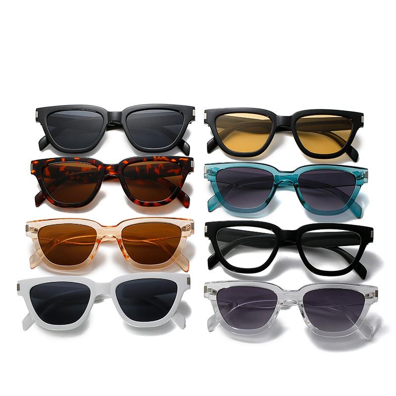 New sun, European and American fashion St. Luo's Internet celebrity glasses, personalized street photography simple sunglasses women