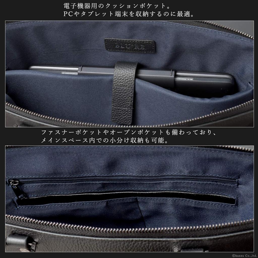 Мужская деловая сумка Bluere из натуральной кожи, полностью кожаная, с тонким клином, портфель 2-в-1 с плечевым ремнем [BLU-304] (военно-морской флот)