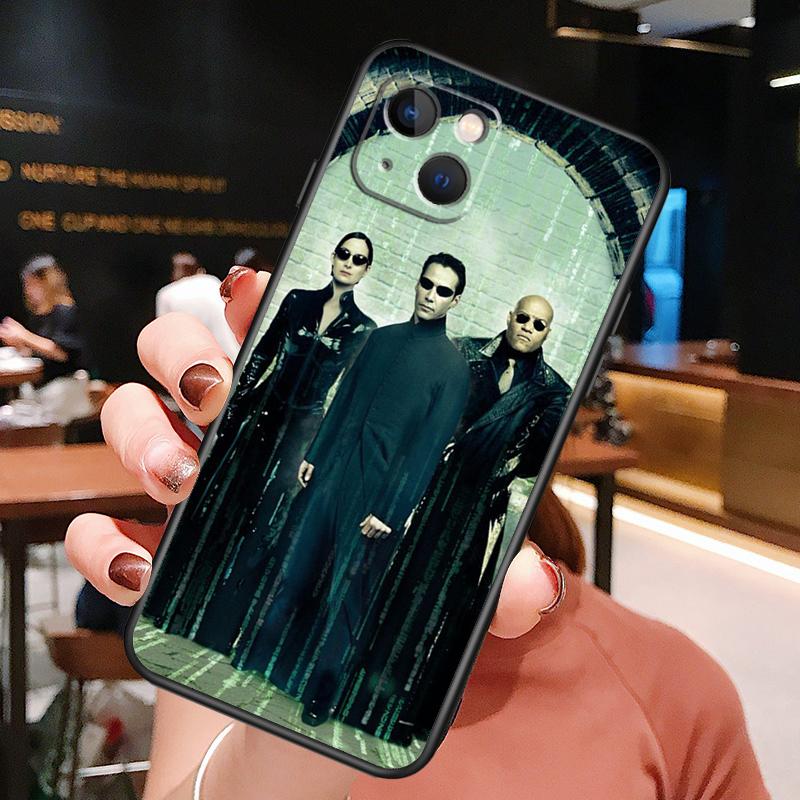 The Matrix Movie Phone Case For iPhone 16 Pro Max 15 14 12 11 13 Pro Max Plus 12 13 Mini XR 16e Funda Silione Cover