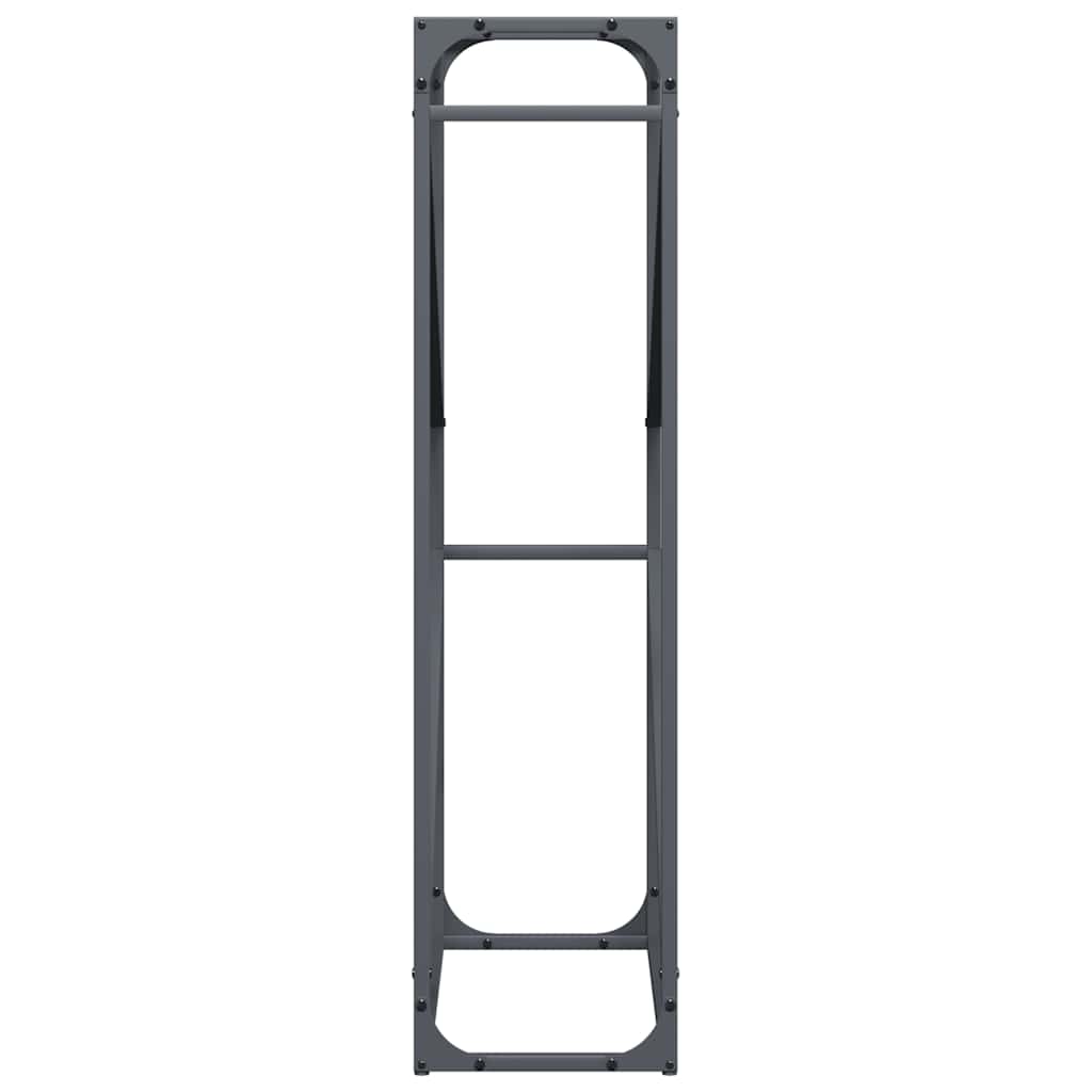 Firewood Rack Anthracite Grey 60 x 25 x 100 cm Cold Rolled Steel