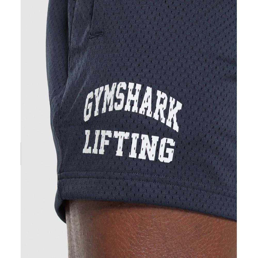 Gymshark Подъемные сетчатые шорты 5 Heavy Blue A1b9x Uctn