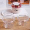 50Pcs 150/250ml Disposable Salad Cups Clear Plastic Round Shape Dessert Cups with Lid Leak-Proof with Lid