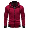 Mens Winter Casual Hooded Sweatshirt Thick Fleece Lined Long Sleeve Zipper Jacket Oversized Fit