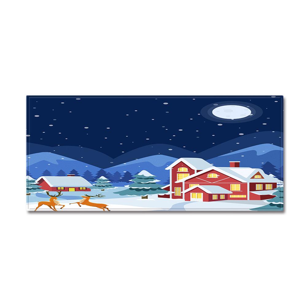 Рождественский кухонный песочный ковер придверный коврик длинный напольный коврик