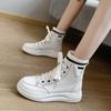 Footwear Sneakers Booties High Platform Sock Short Shoes for Woman Black Women's Ankle Boots Sports New In Spring 2024 Pu Hot 39
